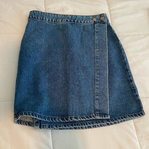 ASOS denim skirt